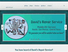 Tablet Screenshot of davidsrepairservice.com